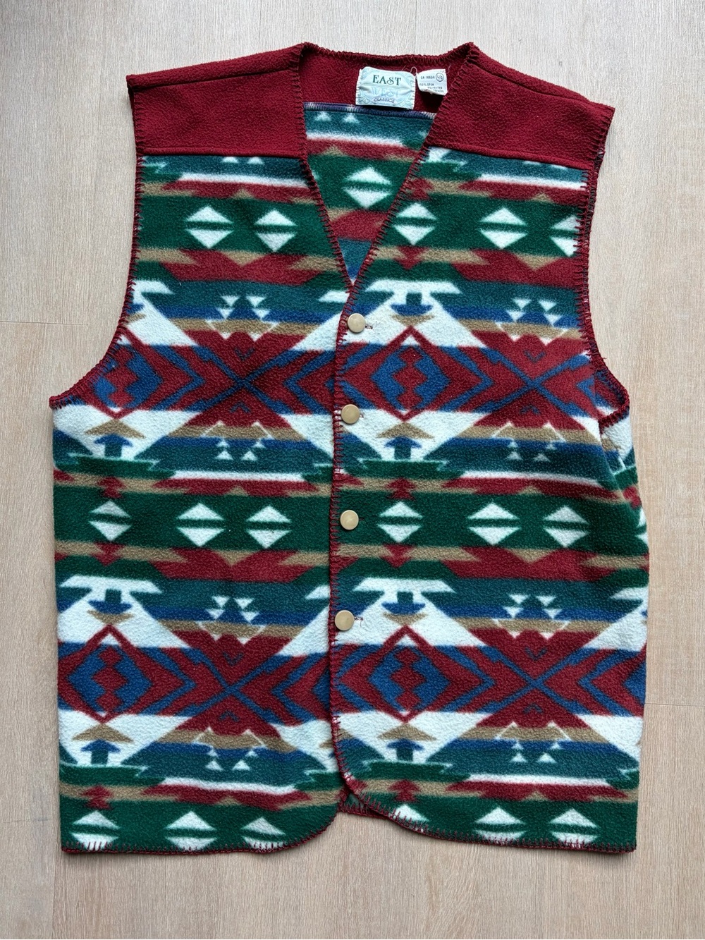 Vintage East West vest